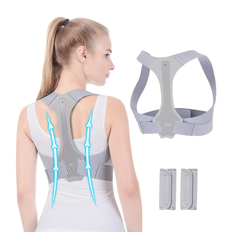 Adjustable Adult Corset Back Posture Corrector Therapy Shoulder Lumbar  Brace Spine Support Belt Posture Correction For Men Women
