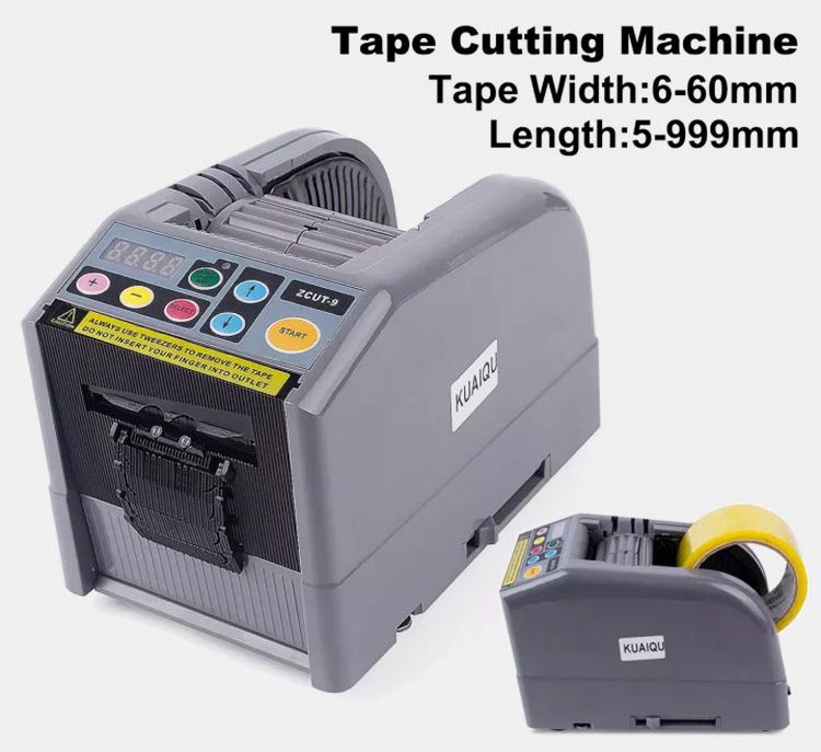 Automatic Tape Dispenser Adhesive Electric Tape Cutter Packaging Machine  Tape Cutting Machine 6-60mm Tape Width