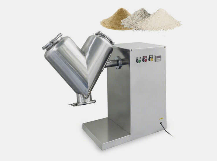 w corn flour powder rotary double cone mixer blender mixing