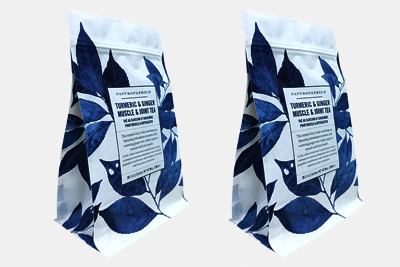 Flat Bottom Tea Pouch