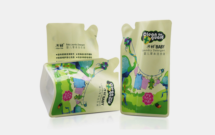 Bottom Gusset Pouches Detergent Packaging