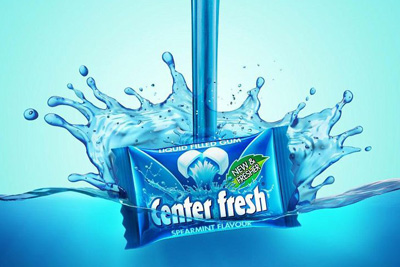 Liquid Center Filled Chewing Gum