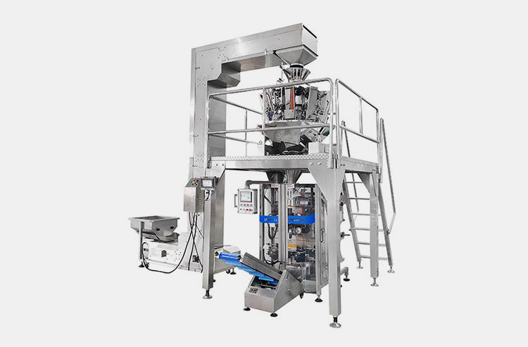 Vertical Form Fill and Seal Pesticide 4 Side Seal Packaging Machine