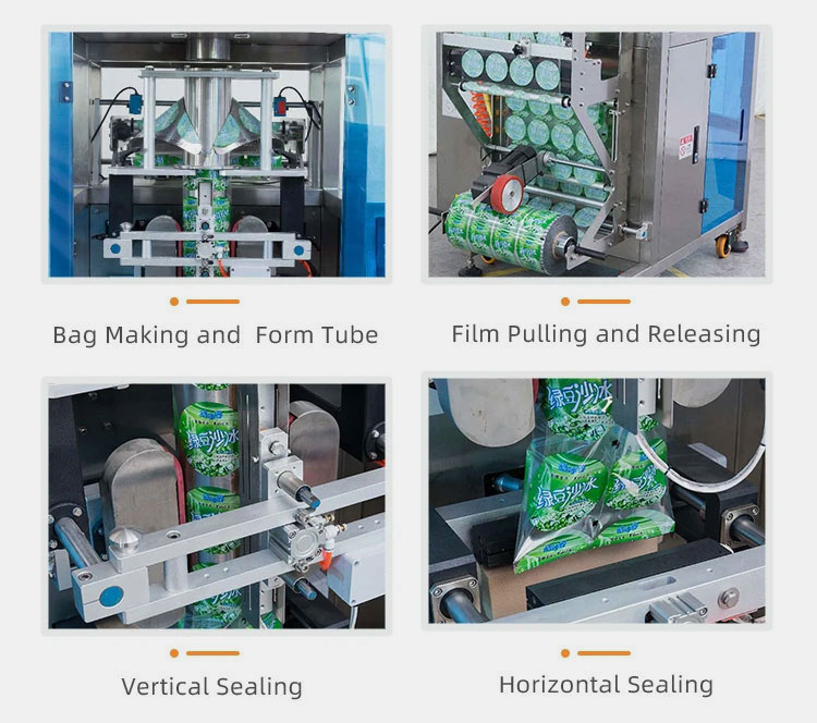 Working on the Pesticide 4 Side Seal Packaging Machine