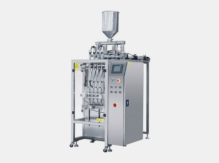 A Liquid Beverage Multi Lane Stick Packing Machine