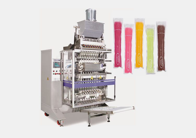 Continuous Ice Lolly 4 Side Sealing Machine