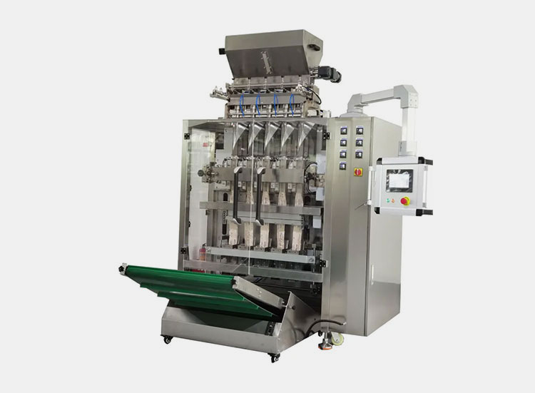 Gravity liquid beverage multi lane stick packing machine