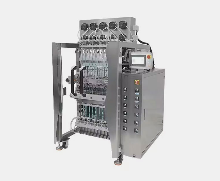 Handling of liquid beverage multi lane packing machine