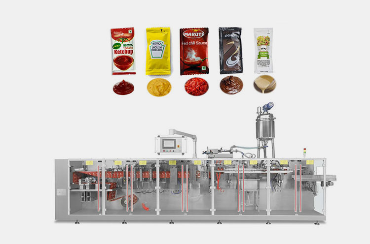 Horizontal Liquid Sauce Sachet Packing Machine