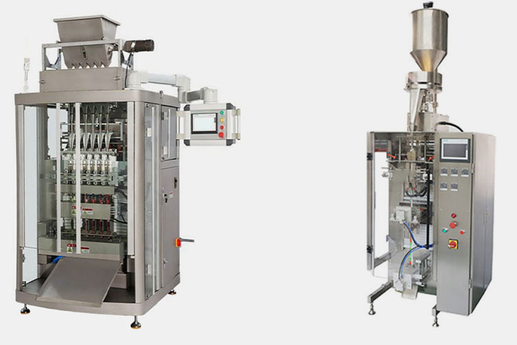 Multi Lane Stick Packing Machine (Left) & Single Lane Stick Packing Machine (Right)