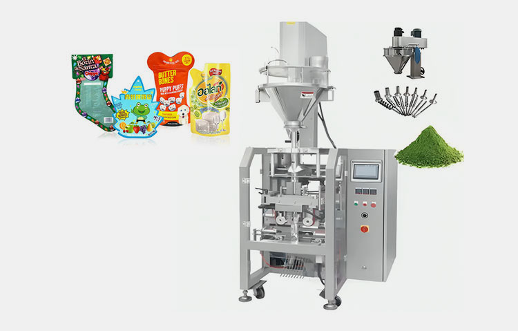 VFFS Single Lane Special Shapes Bag Powder Packing Machine