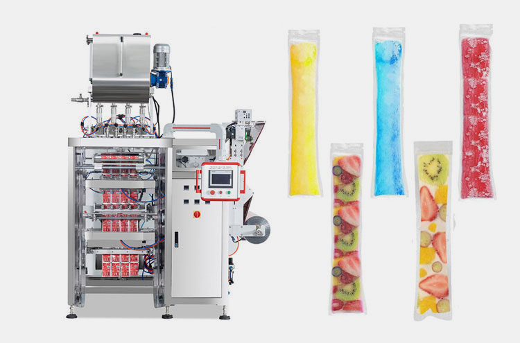 an ice lolly 4 side sealing machine