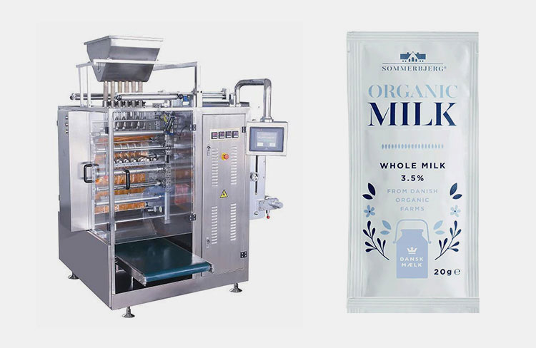 liquid milk 4 side sealing machine