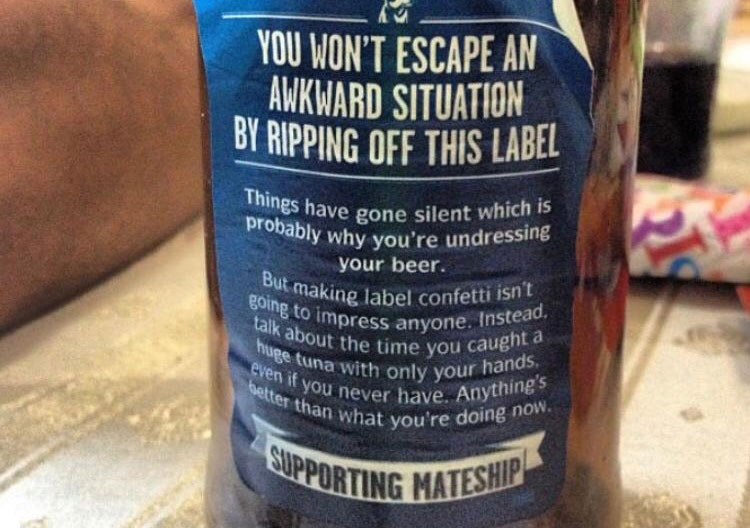 Creased Label