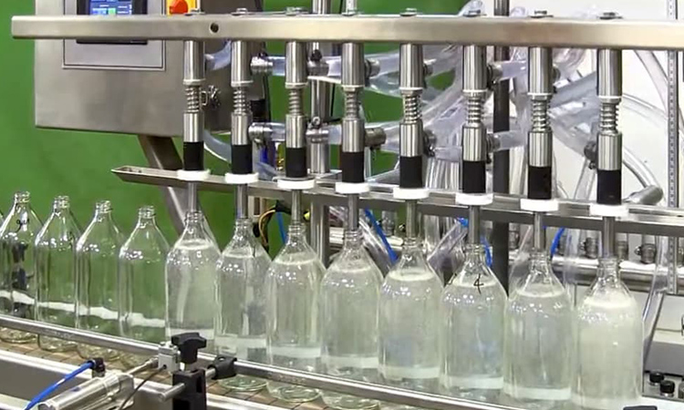 Flexible bottling line