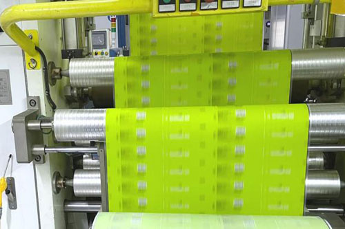 Furrowing of the Packaging Film