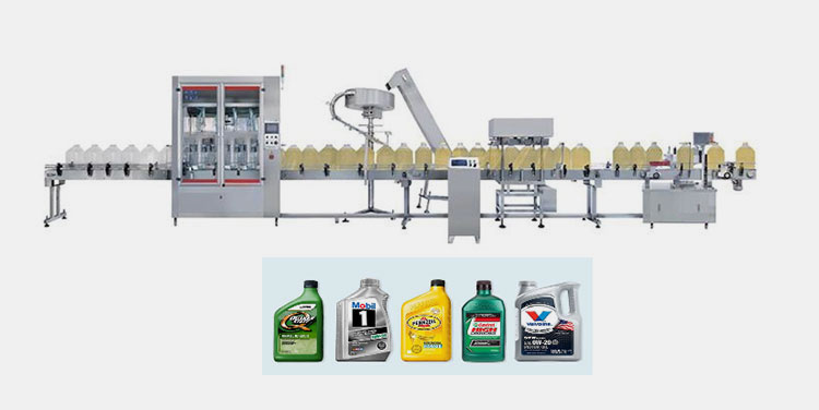 Lubricants Oil Bottling Line