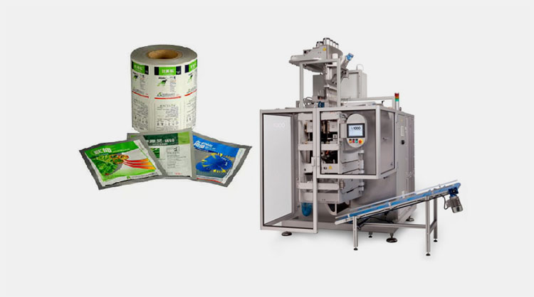 Pump Filler Pesticide 4 Side Sealing Packing Machine