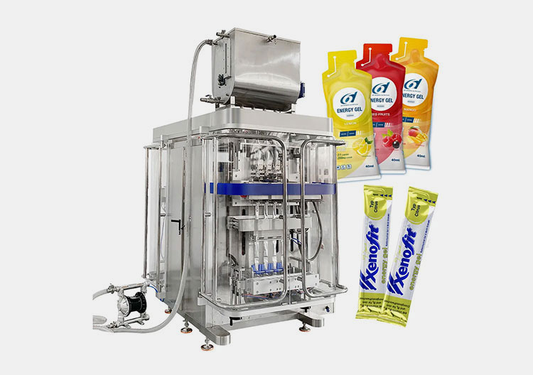 multi-lane special shapes bag sauce packing machine