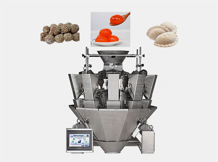 Multi Head Multi Weigher Cooked Egg Yolk Counting Machine