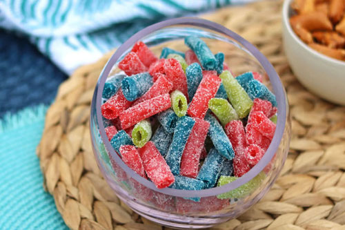 Single Bite Sour Gummy Worms