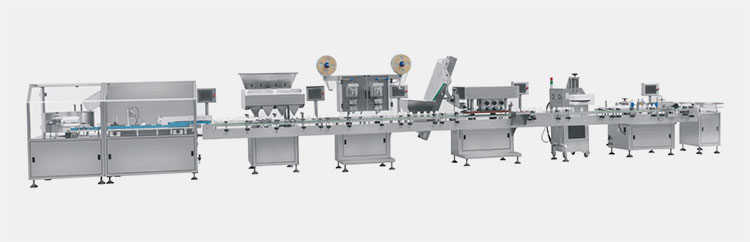 production line for industrial pin counting machine