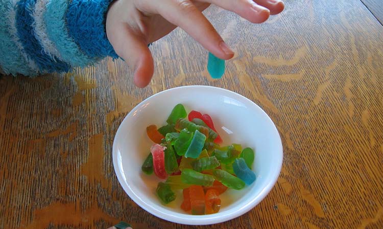 sticky gummy bear