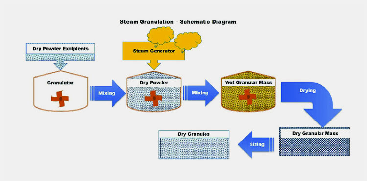 Steam Granulation