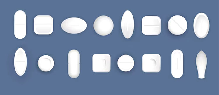 Different Shape Tablets