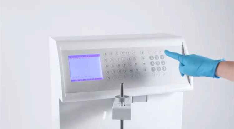 Flowability tester setting