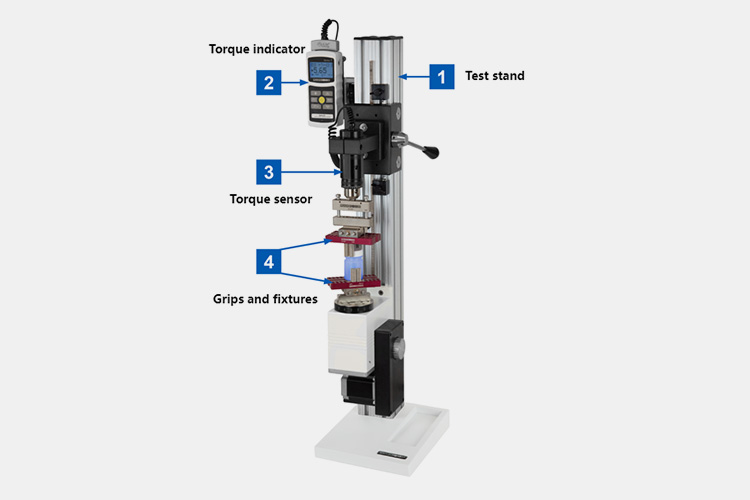 Main Parts of Cap Torque Testers