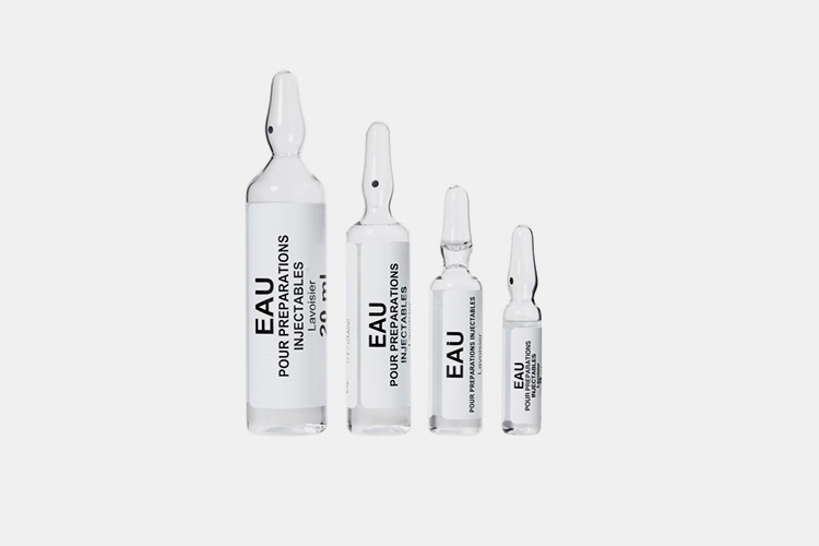 Water for injection plastic ampoule