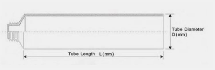 Aluminium tube packaging sizes-1