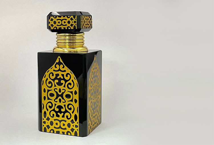 Dark attar bottle