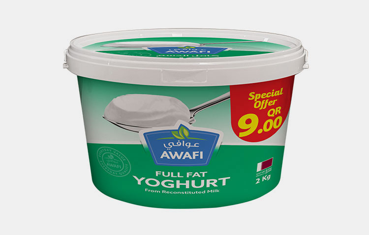 Fat percentage in yogurt