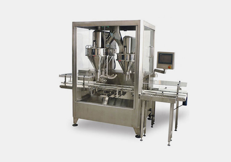 Jar filling and sealing machine