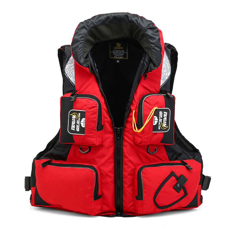 Fishing Vest Fly Fishing Life Jacket Buoyancy Vest with Water Bottle Holder  for Swimming Kayaking Sailing Boating Water Sports