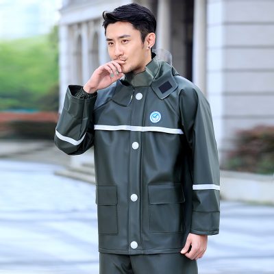 Men Motorcycle Raincoat Jacket Travel-1